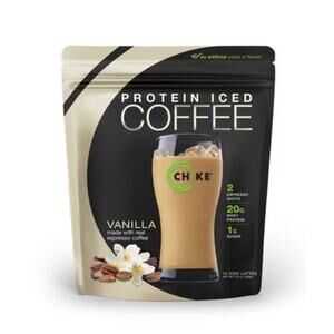 Chike Nutrition, Protein Iced Coffee, Vanilla, 15.8oz, BB 9/27